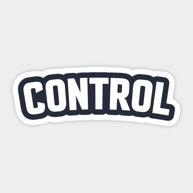 CONTROL Sticker by LOS ALAMOS PROJECT T